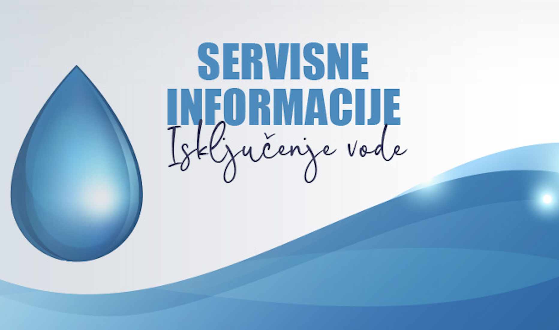 Kucura bez vode zbog kvara na vodovodnoj mreži