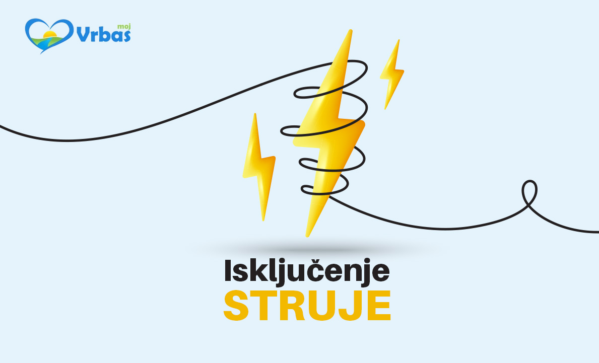 Isključenje električne energije u Vrbasu 28. maja