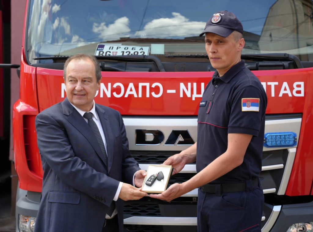 Dačić u Prokuplju najavio jačanje Sektora za vanredne situacije