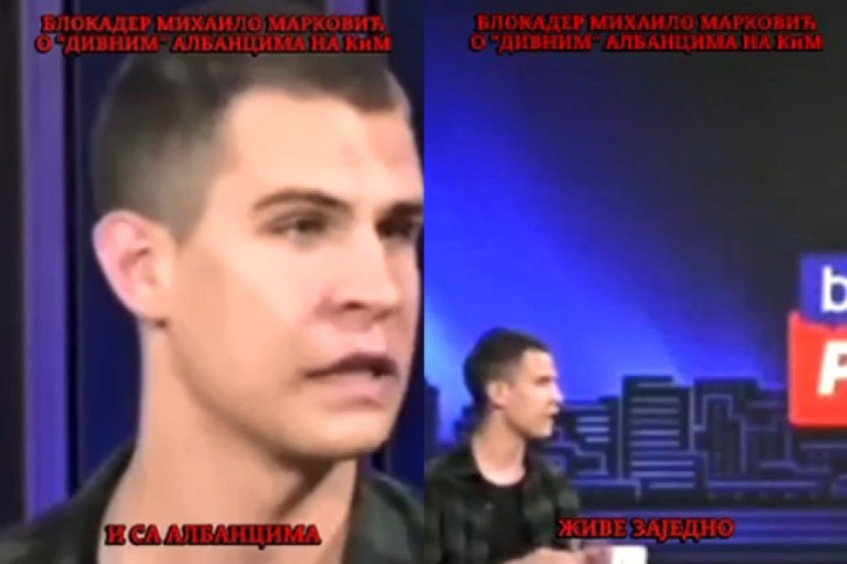 Blokaderi pali najniže do sada- Brane Albance sa KiM, a napade na srpski narod ni da pomenu