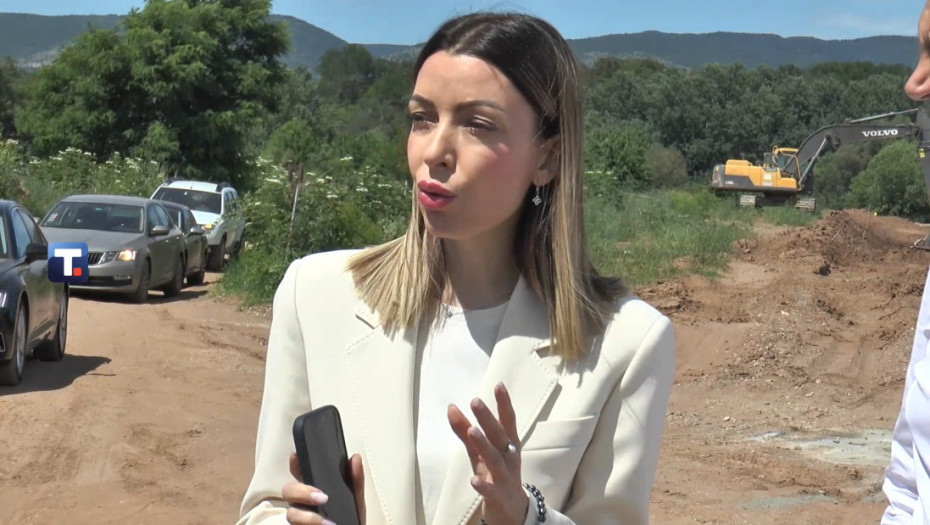 Mesarovićeva obišla radove na uređenju korita Suvodolskog potoka u Nišu