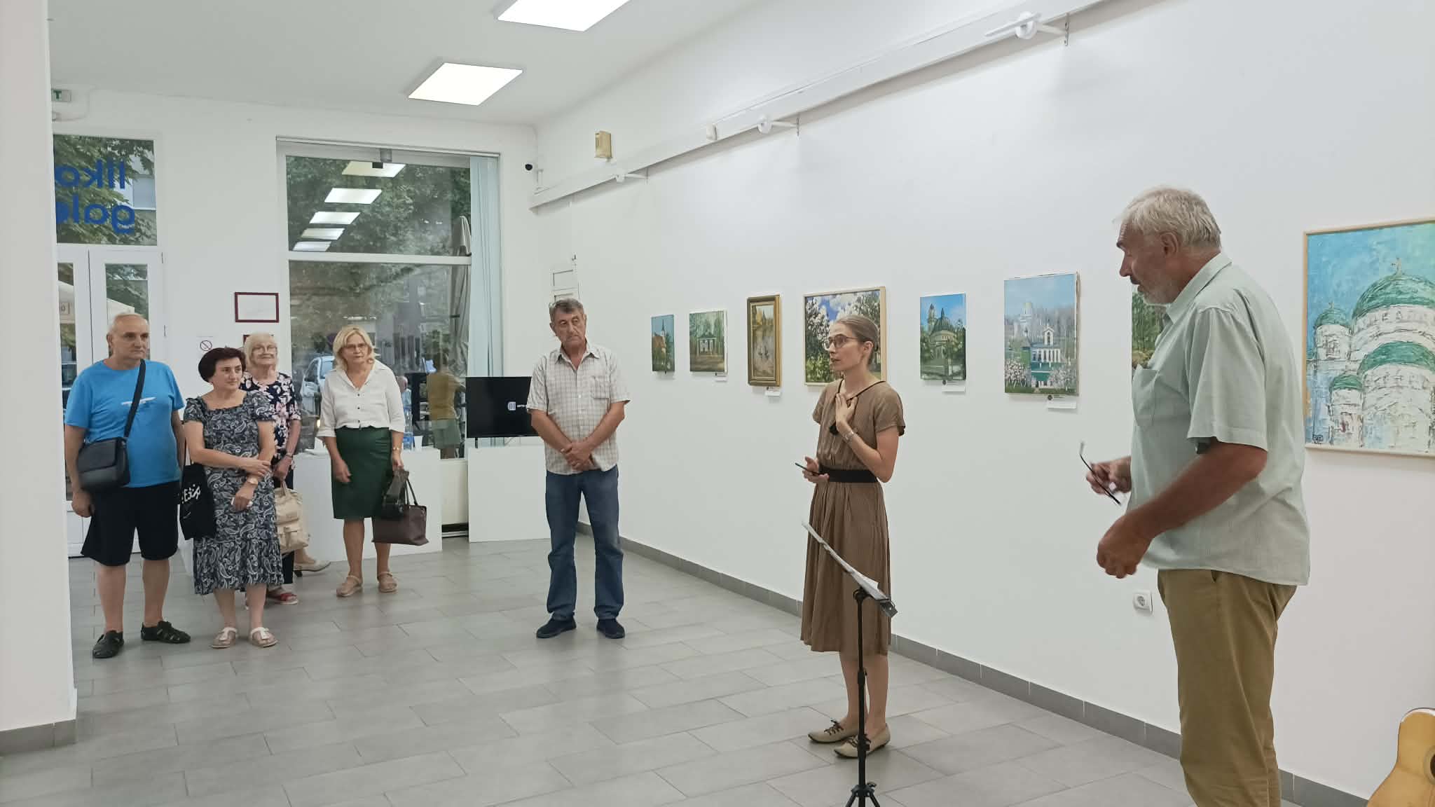 U Likovnoj galeriji u Vrbasu otvorena izložba umetnika iz Moskve
