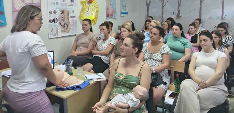Održana radionica za trudnice u Vrbasu povodom Svetske nedelje dojenja